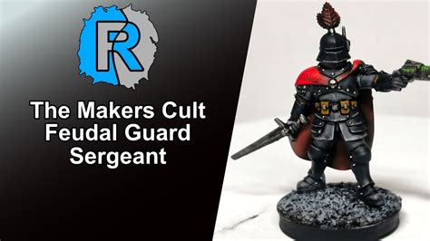 Feudal Guard Sergeant The Makers Cult 3d Printed Army Imperial