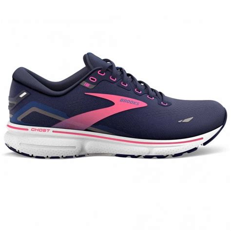 Brooks Ghost 15 Womens Running Shoes Peacoatbluepink At