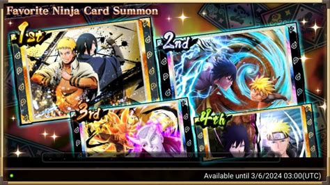 NxB NV 150 Shinobite Summon Favorite Ninja Card Banner Lucky