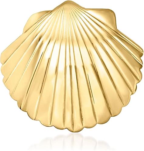 Amazon Ross Simons Italian 14kt Yellow Gold Seashell Pendant