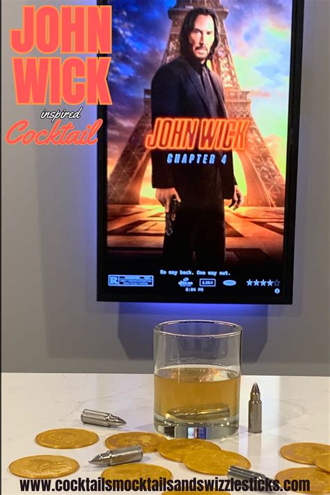 John Wick Inspired Cocktail - Cocktails Mocktails and Swizzlesticks