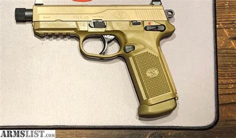 ARMSLIST For Sale FN FNX 45 Tactical Tan Fde