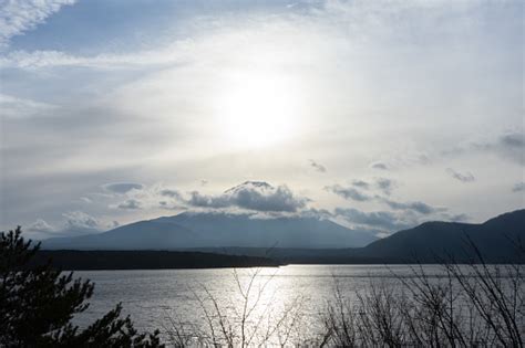 Beautiful View Of The Lake And Mt Fuji Taken At A Famous Lake Near Mt ...