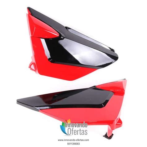 Cubierta Lateral Jgo Moto Italika Ft Sport Roja En Innovando Ofertas