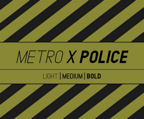 Metro Police Font Free Download And Similar Fonts Fontget