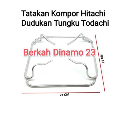 Jual Tatakan Kompor Gas Hitachi Dudukan Tungku Todachi Bahan