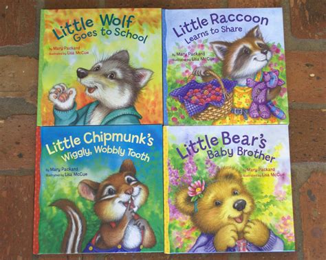 Bookfoolery Little Wolf Goes To School Little Raccoon Learns To Share Little Chipmunk S