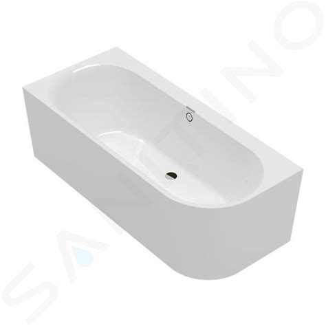 Villeroy And Boch Oberon 21 Baignoire 180x80 Cm à Gauche Blanc Alpin