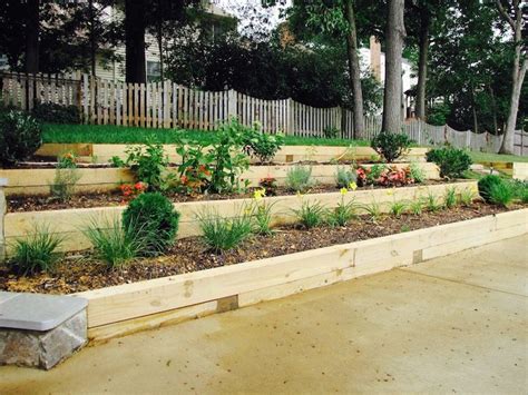 Landscape Timber Retaining Wall Atelier Yuwa Ciao Jp