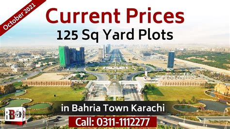 Sq Yard Plots Current Prices Of Bahria Town Karachi Updates