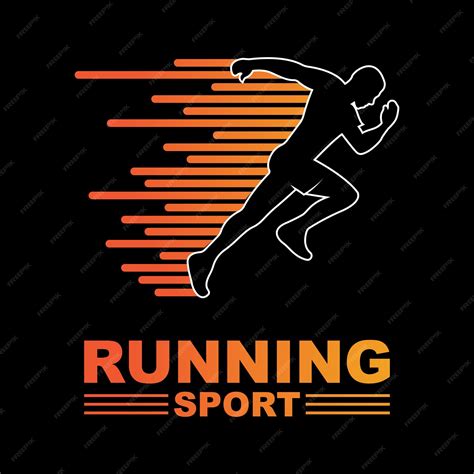 Premium Vector Running Man Silhouette Logo Marathon Logo Template