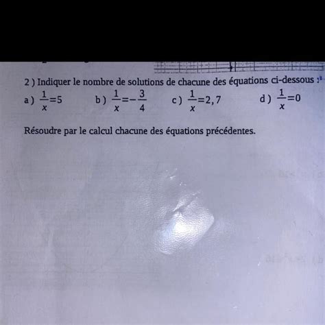 Bonjour Jaurais Besoin Daide Pour Cette Exercice De Math Matiques