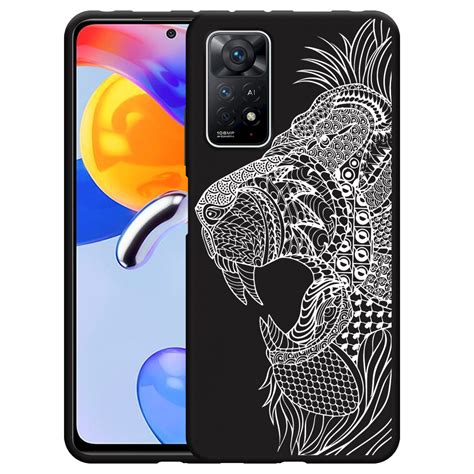 Hoesje Zwart Geschikt Voor Xiaomi Redmi Note Pro Pro G Mandala