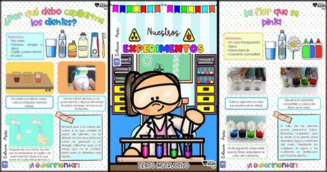 NUESTROS EXPERIMENTOS Imagenes Educativas