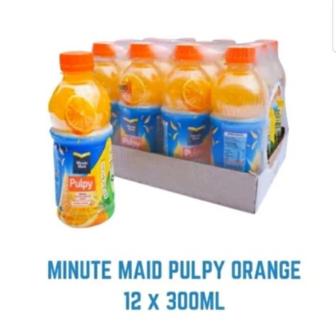 Minuman Minute Maid Pulpy Orange 1 Carton Isi 12 Pc 300 Ml Lazada