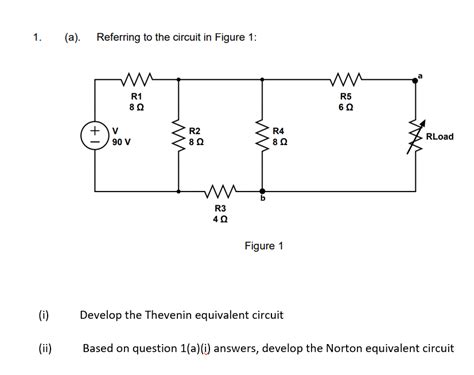 Solved 1 A Referring To The Circuit In Figur