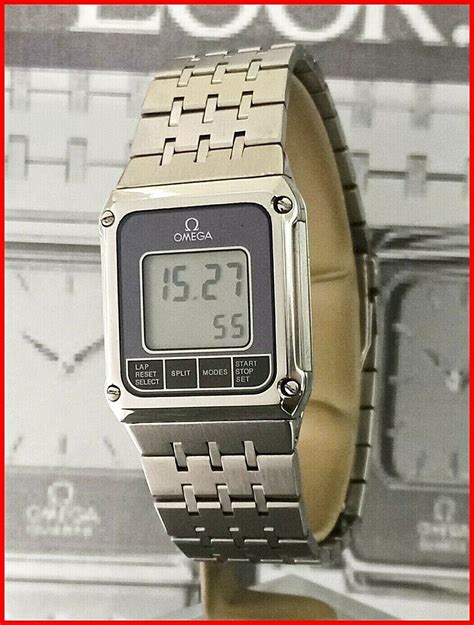 Original Omega Equinoxe 1860013 Reverso Ana Digi 1655 Chrono Quartz