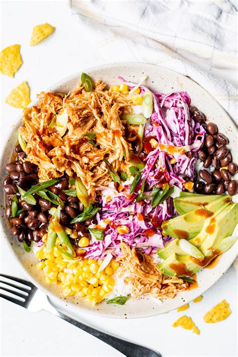 Easy Bbq Chicken Bowl Real Food Whole Life