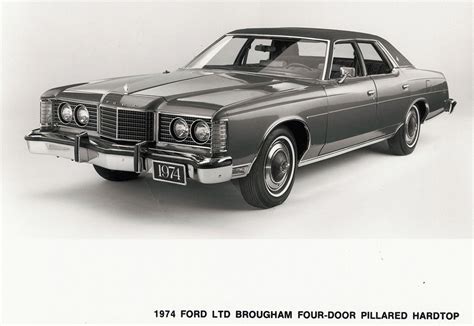 Ford LTD Brougham Four Door Pillared Hardtop 1974 Digital