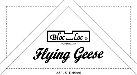 Amazon Bloc Loc Flying Geese Quilting Ruler X Finished