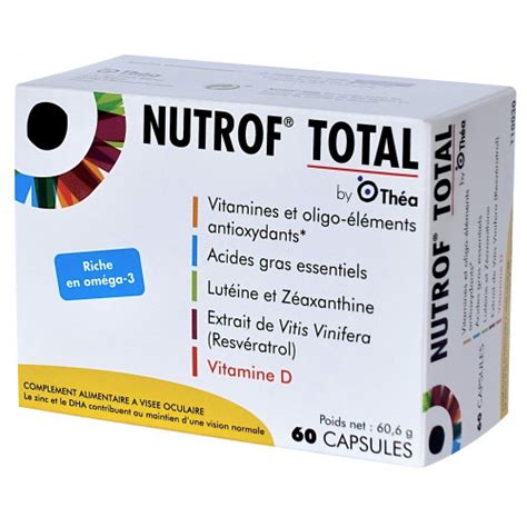 Nutrof Total Capsules Pas Cher Pharmacie En Ligne Citypharma