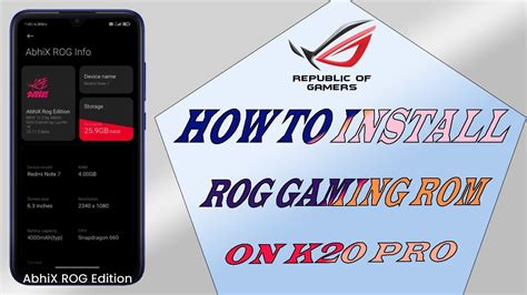 K Pro Best Gaming Rom May Step By Step Install Guide