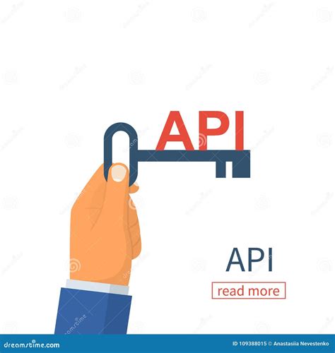 Api Concept Key Stock Vector Illustration Of Integration 109388015