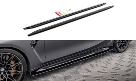 Side Skirts Diffusers V 1 Bmw M3 G80 Our Offer Bmw Seria M3 G80 [2021 ] Maxton Design