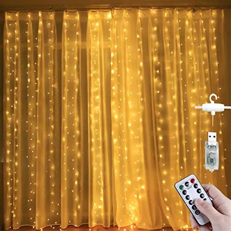 Best Twinkle Star Curtain String Lights