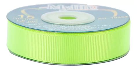 Rollo Liston Popotillo Color Manualidades Mmx M Mylin Pz Verde