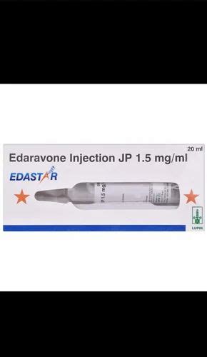 Liquid Allopathic Edastar Edaravone Injection Packaging Size Ml