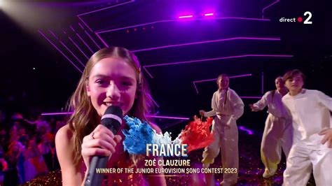 Eurovision Junior La France Remporte Le Concours Pour La