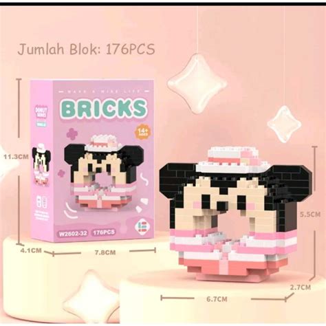 Jual Jr Bricks Brick Nano Block Blocks Blok Mainan Edukasi Mini Block