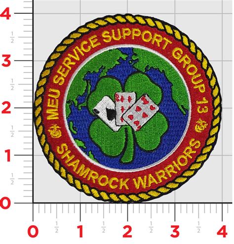 Officially Licensed 13th Meu Service Support Group Ssg Patch