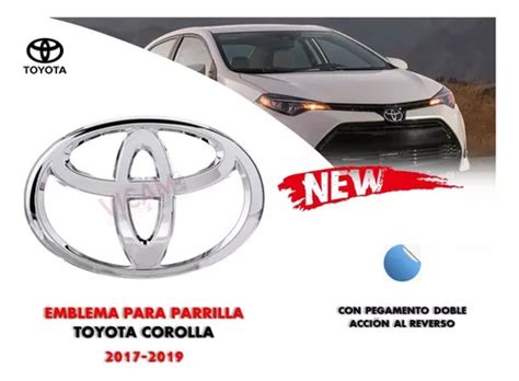 Emblema Para Parrilla Toyota Corolla 2017 2019 Envío gratis