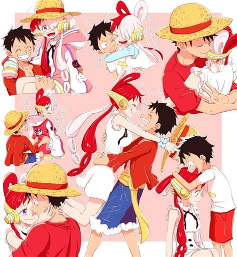 Pin On Luffy X Uta