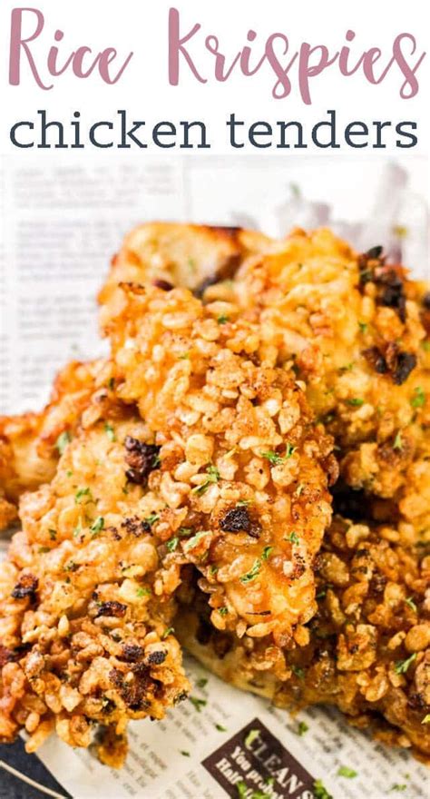 Use Crisped Rice Cereal To Make Some Of The Crispiest Chicken Ever