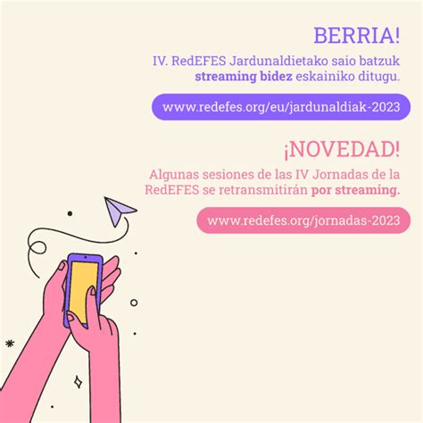 Novedad Retransmisi N Por Streaming De Las Iv Jornadas De La Redefes