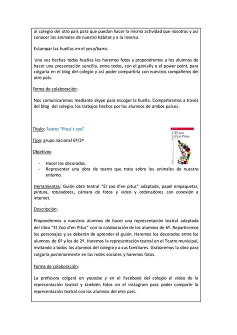 Plantilla Creaci N Proyecto Etwinning Pdf Descarga Gratuita