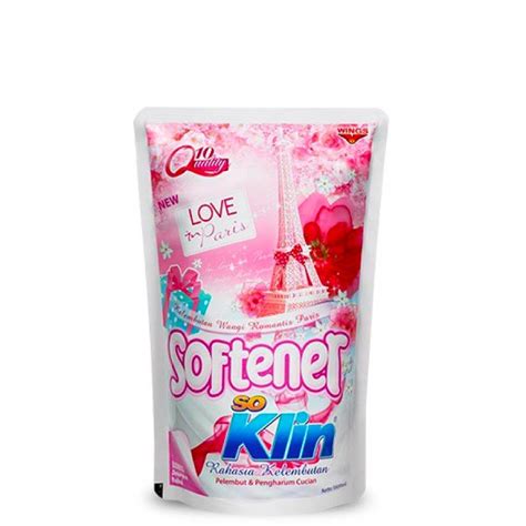 Jual Soklin Softener Pelembut Dan Pewangi Pakaian Merah Love In Paris