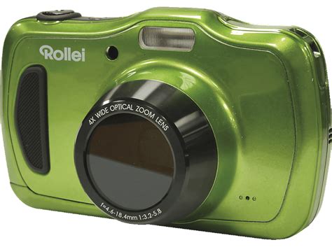 ROLLEI Sportsline 100 Digitalkamera Grün 4x opt Zoom LCD Panel