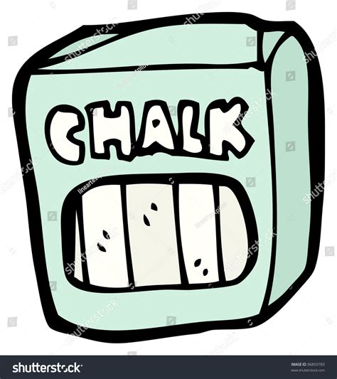 Cartoon Chalk Stock Illustration 96859783 Shutterstock