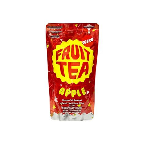 Fruit Tea Pouch Apple 230mL Indonesia Distribution Hub