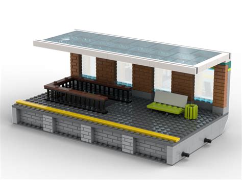 Lego Moc Extension 3 For Modular Train Station Moc 188834 By