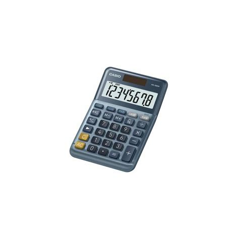 Casio Calculatrice De Bureau Ms Em Chiffres Argent