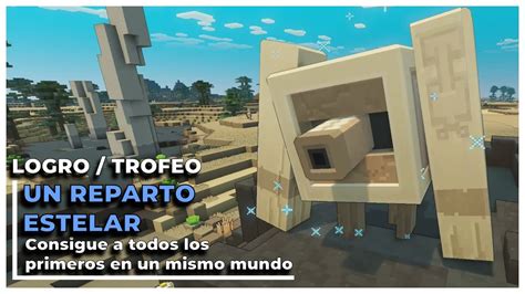 Minecraft Legends Logro Trofeo Un Reparto Estelar YouTube