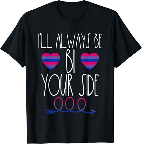 Bisexual Pride Stuff Lgbtq Ally For Lesbian Couples Bi Flag T Shirt