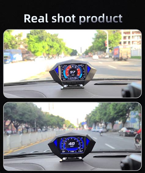 New P Car Obd Gps Lcd Meter Diagnostic Tools Hud Head Up Display Car