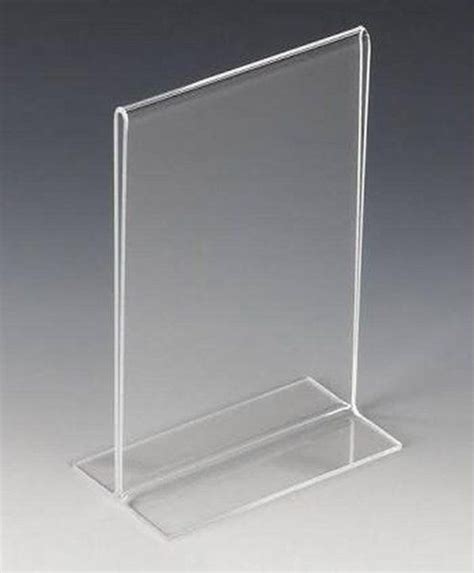 A T Acrylic Tentcard Nomor Meja Tent Holder Akrilik Table Top