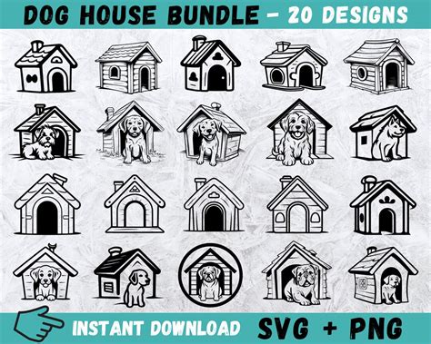 Dog House Svg Dog Svg Pet Svg Dog House Cricut Dog House Monogram